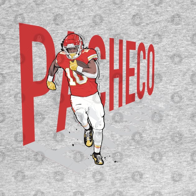 Isiah Pacheco KC Chiefs by RipleyArtShop